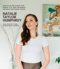 March ARTWALK ft. Artist Natalie Taylor at Jahde Leather Atelier