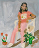 Anita with House Plants - 10x12” - Natalie Taylor